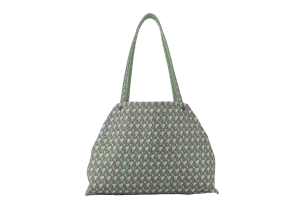 BOTTEGA VENETA REVERSIBLE TOTE (547380) ALOEMINT GREEN LEATHER WITH BUTTERFLY PATTERN WITH DUST COVER
