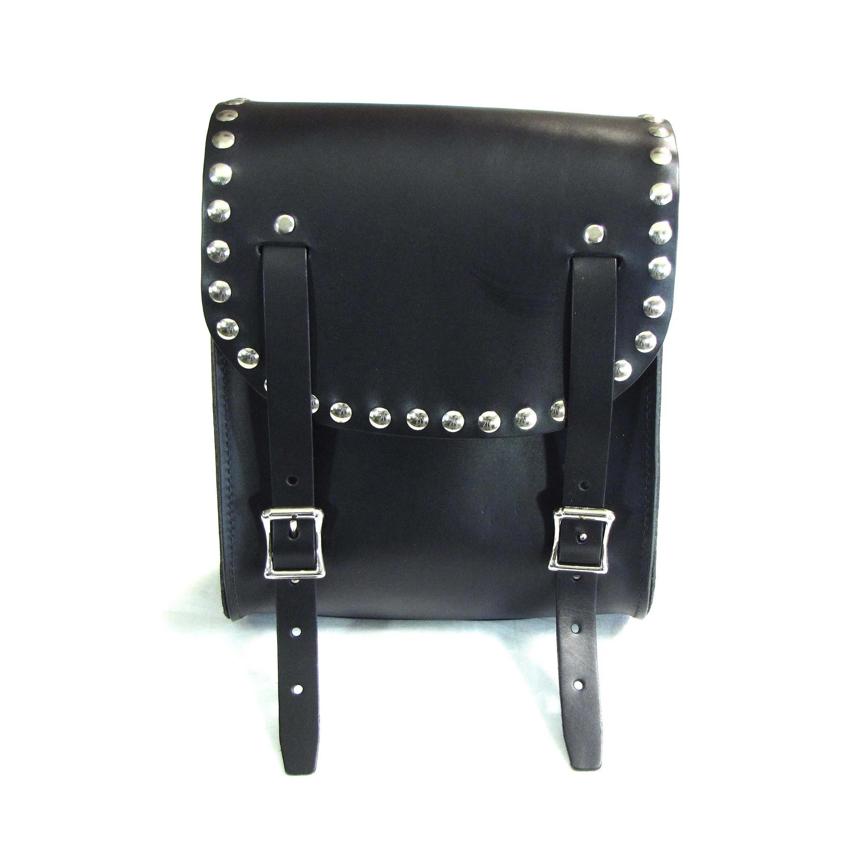 BP86PR  Studded Sissy Bar Bag- Plain