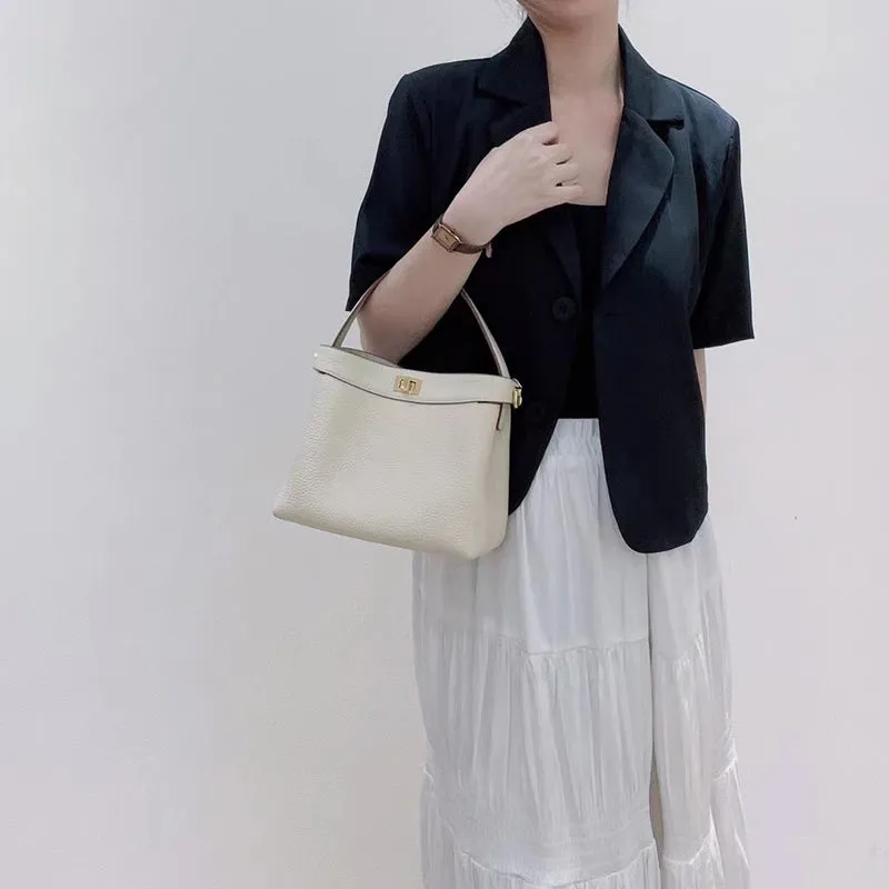 Bragda Supple Leather Satchel