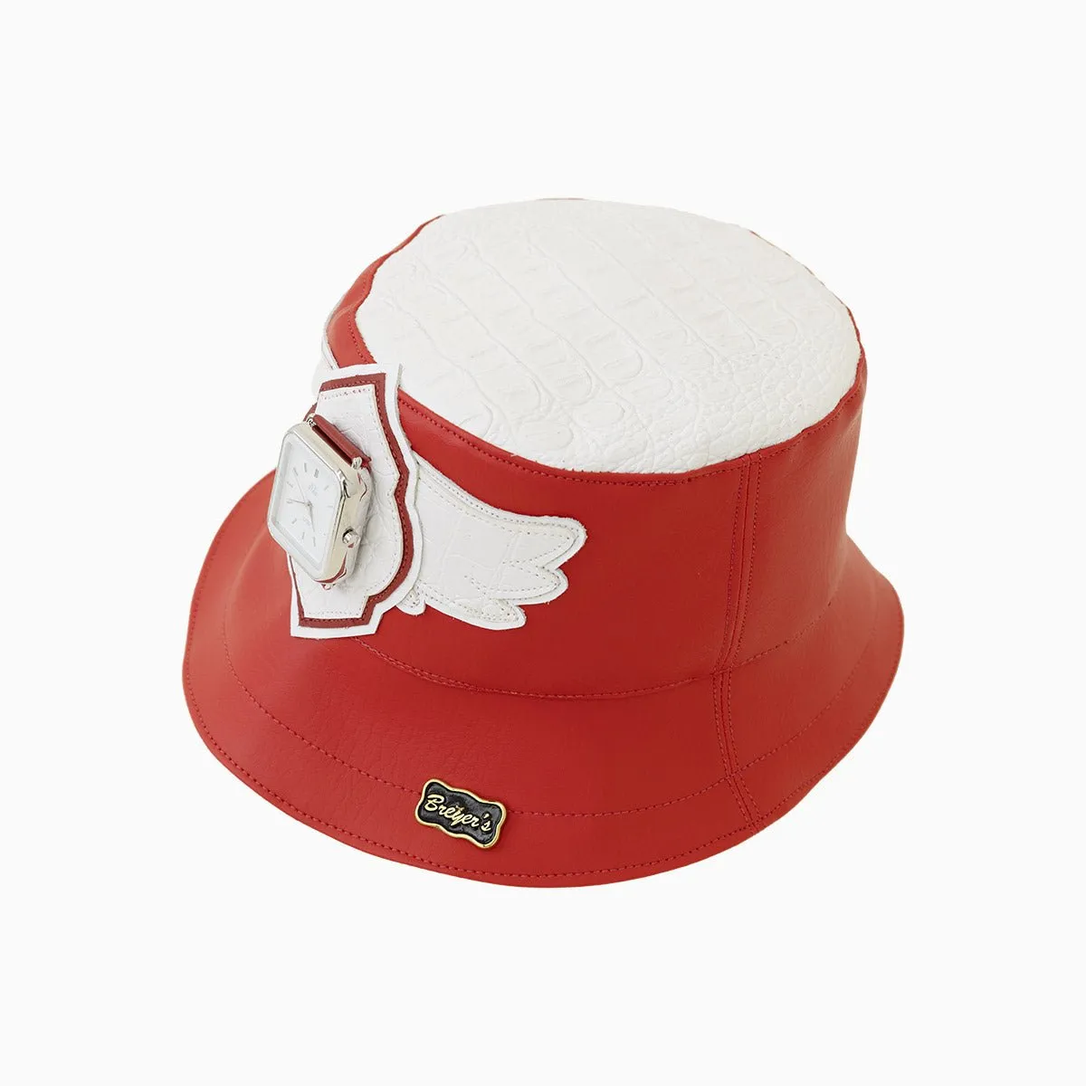 Breyer's Buck 50 Bucket Leather Watch  Hat