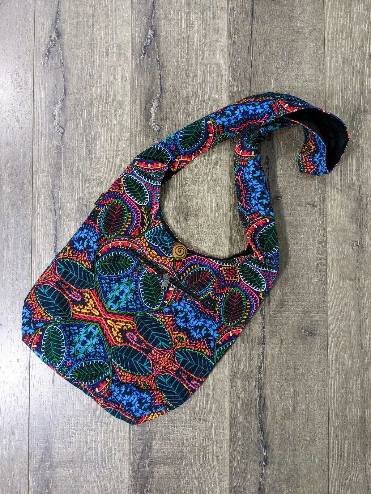Bright Leaf Print Bag
