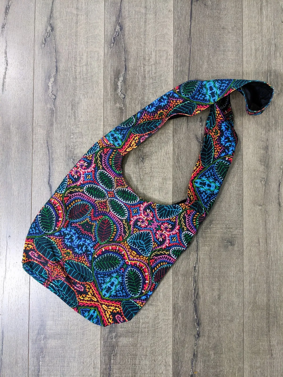 Bright Leaf Print Bag