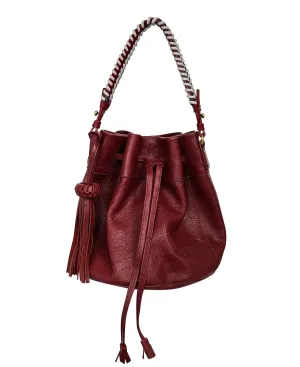 Bucket Bag Joce Burgundy / Maroon Leather Bag