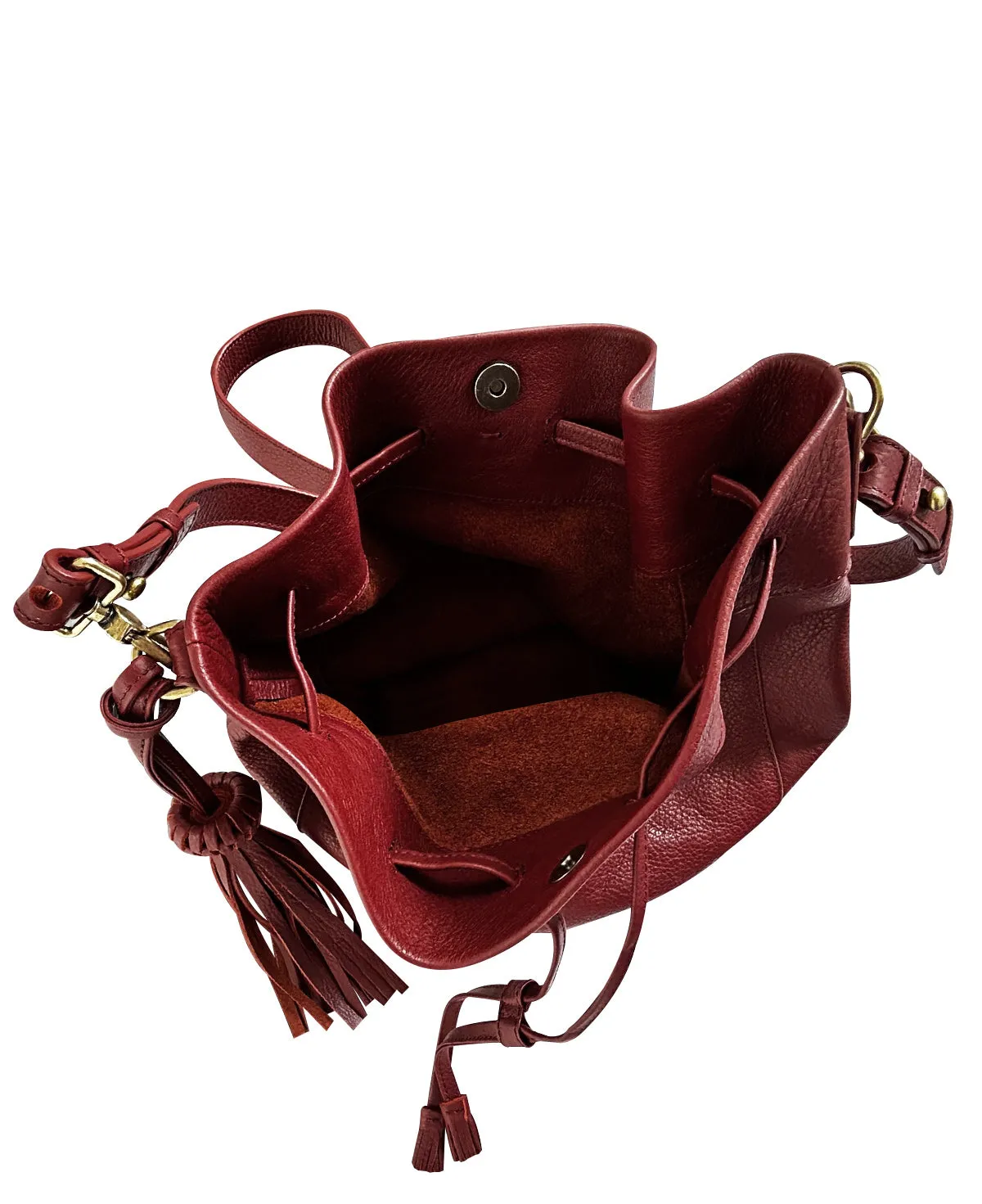 Bucket Bag Joce Burgundy / Maroon Leather Bag