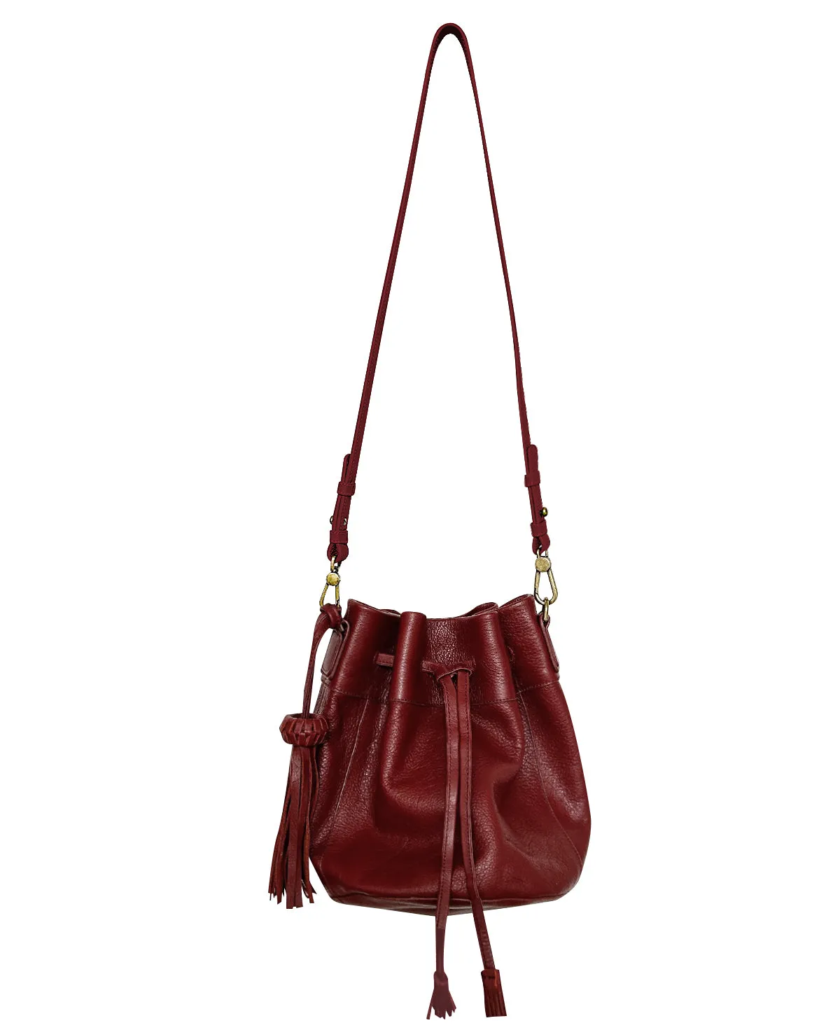 Bucket Bag Joce Burgundy / Maroon Leather Bag