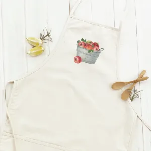 Bucket of Red Apples - Women's Apron