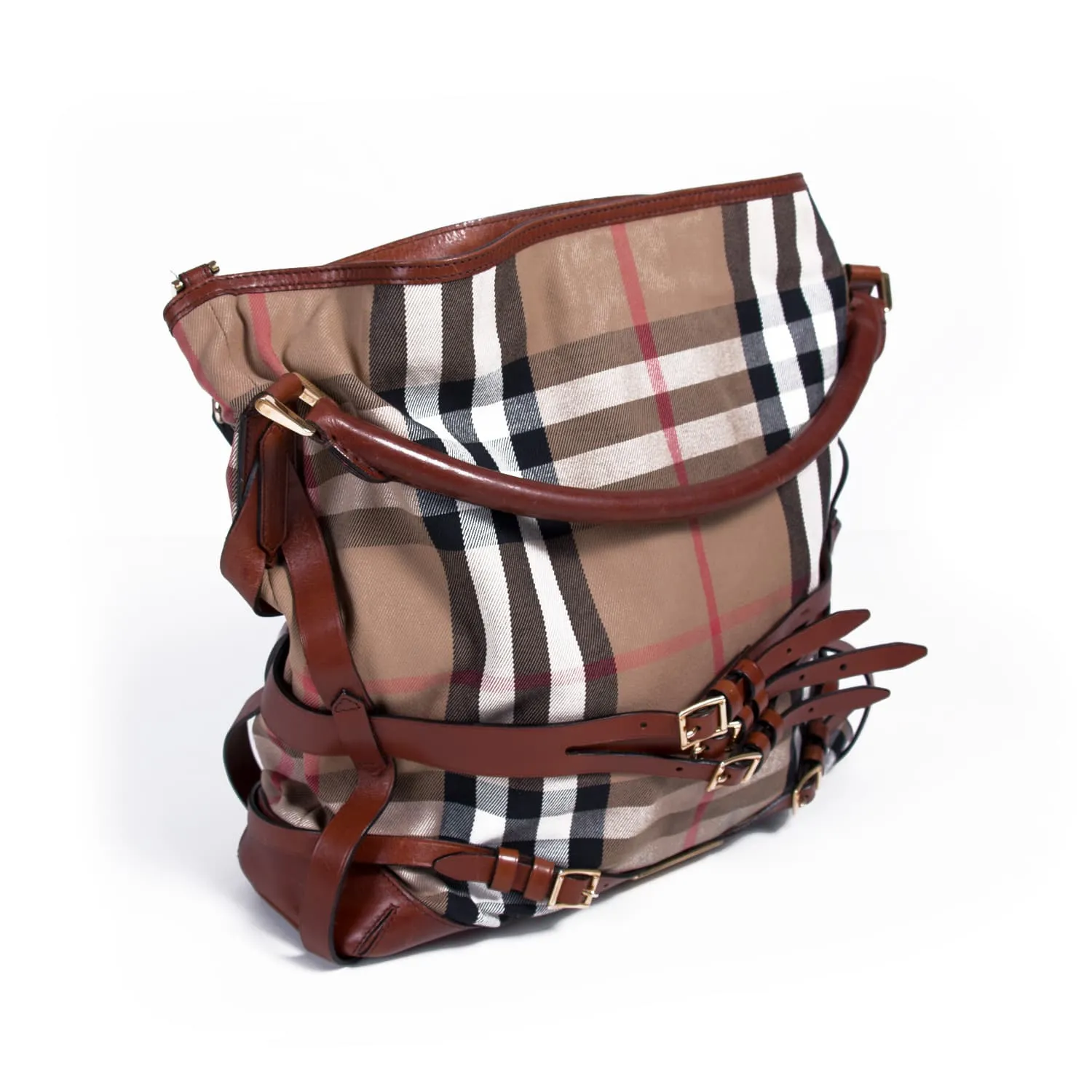 Burberry Bridle House Check Gosford Hobo