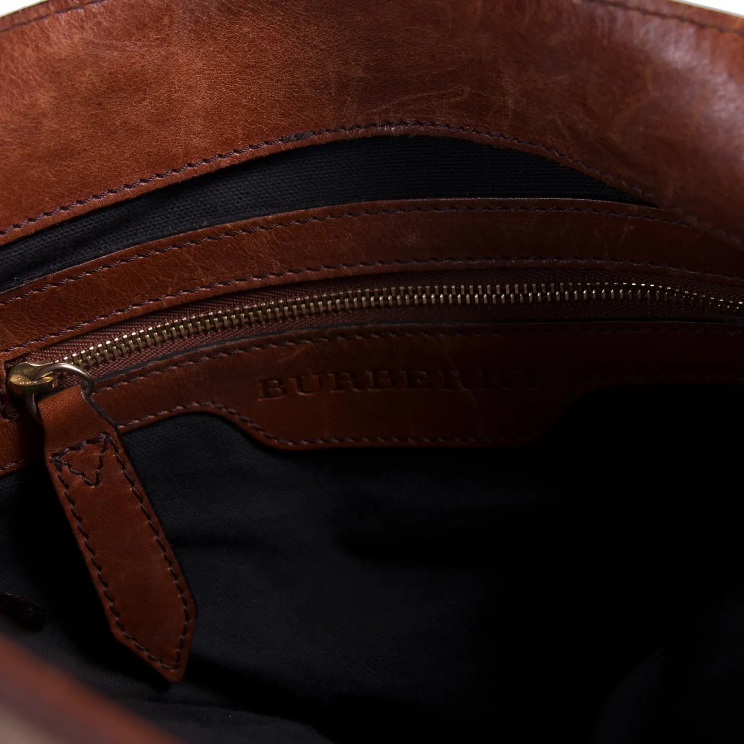 Burberry Bridle House Check Gosford Hobo