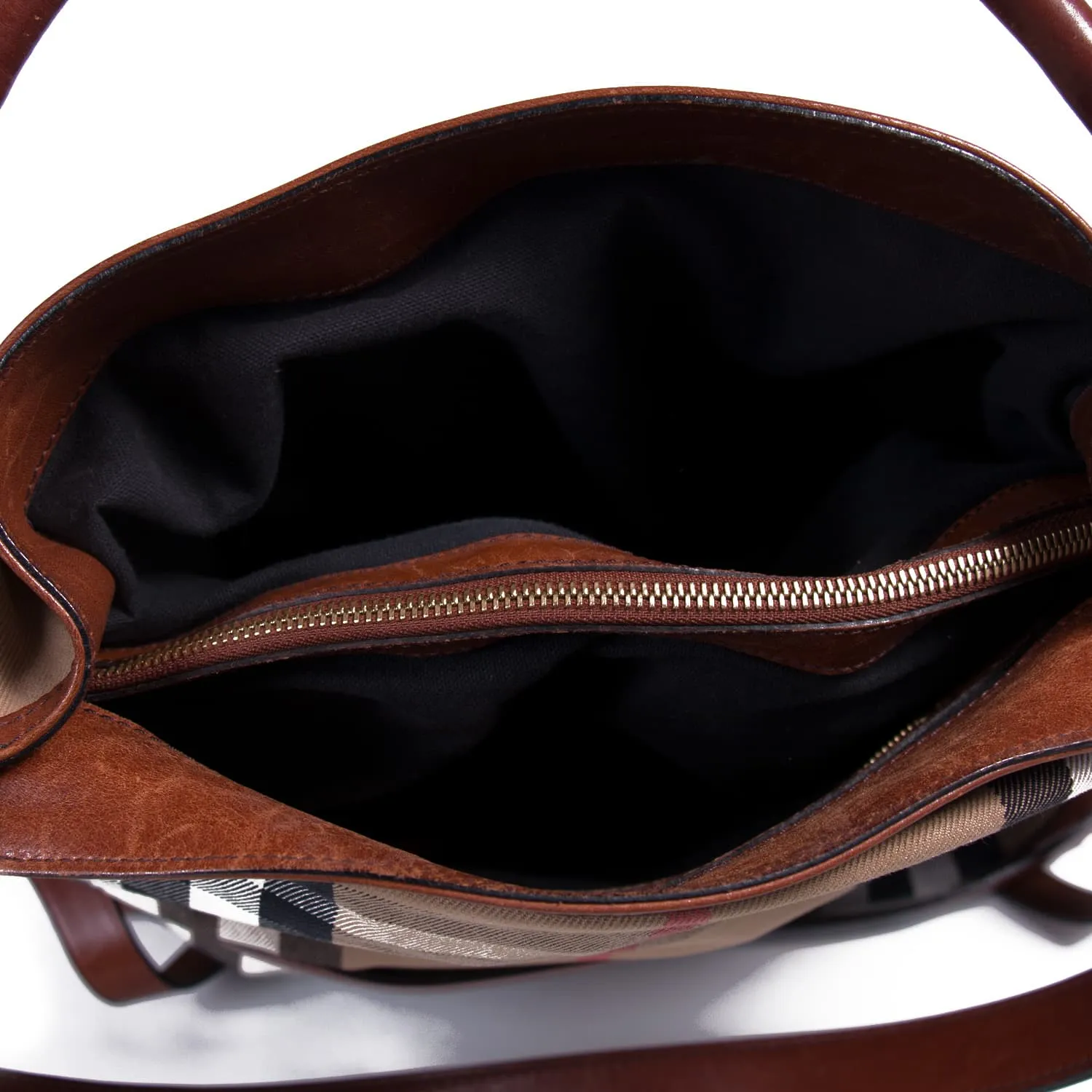 Burberry Bridle House Check Gosford Hobo