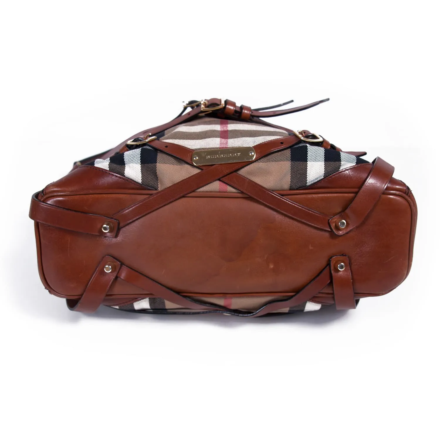 Burberry Bridle House Check Gosford Hobo