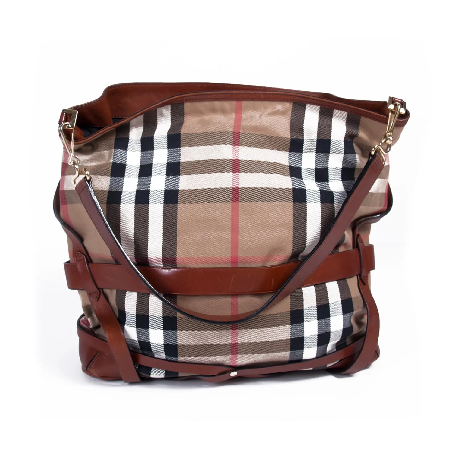 Burberry Bridle House Check Gosford Hobo