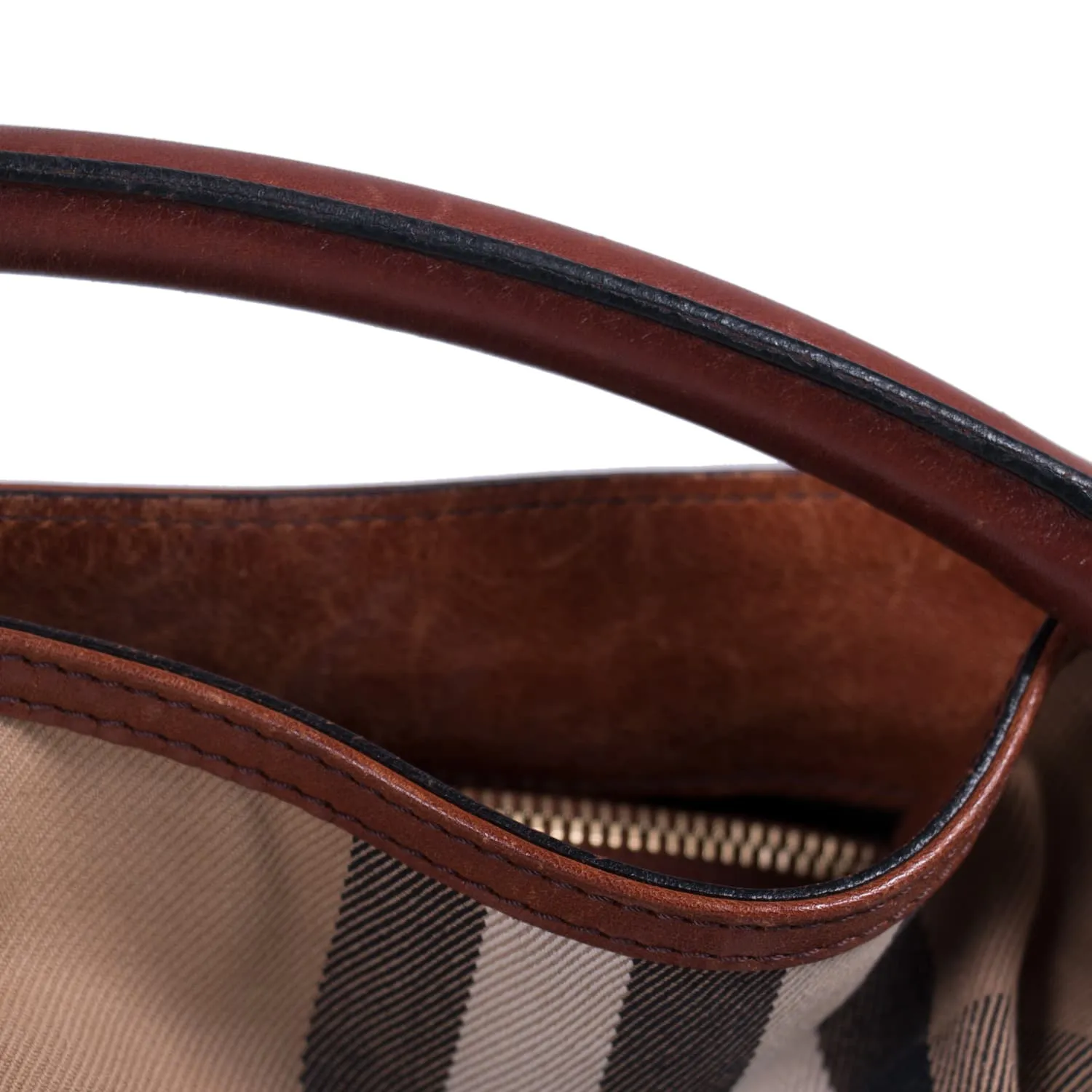 Burberry Bridle House Check Gosford Hobo