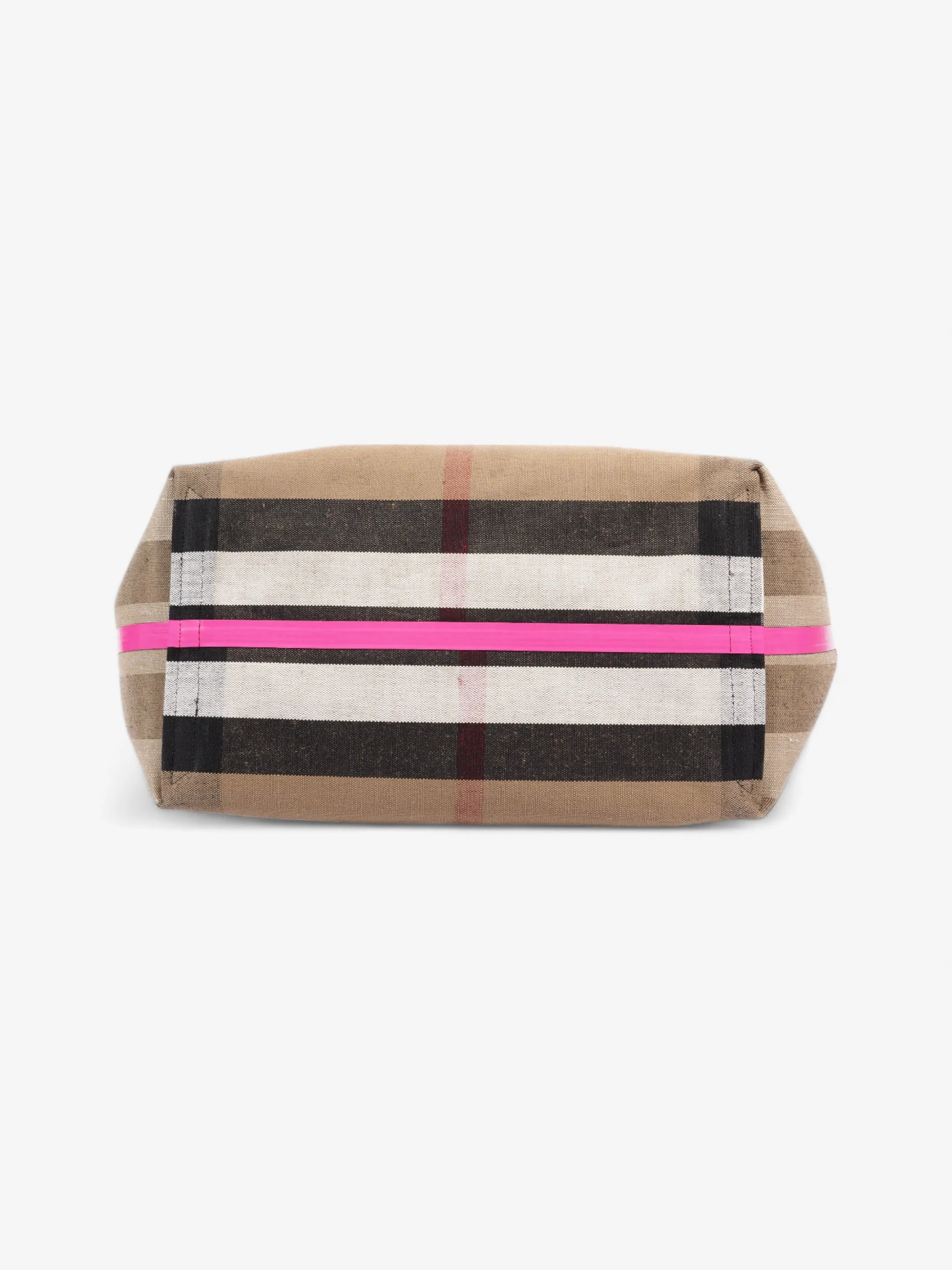 Burberry The Giant Reversible Tote House Check / Pink Canvas