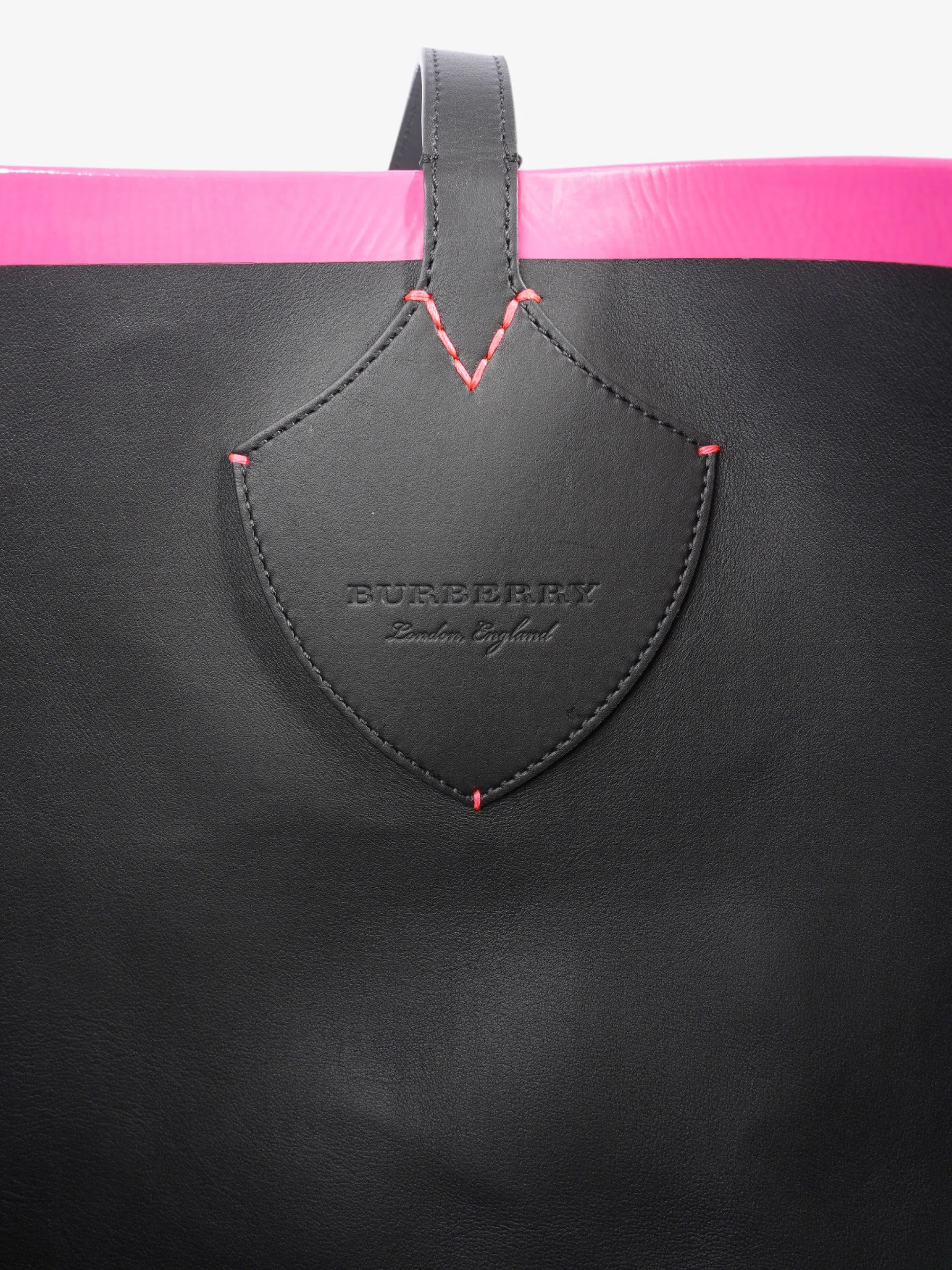 Burberry The Giant Reversible Tote House Check / Pink Canvas