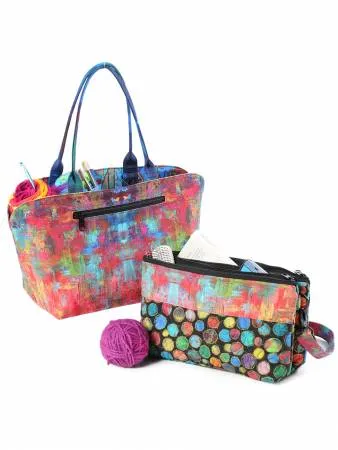 ByAnnie Night and Day Purse & Reversible Mini Tote Pattern, Video Tutorial included