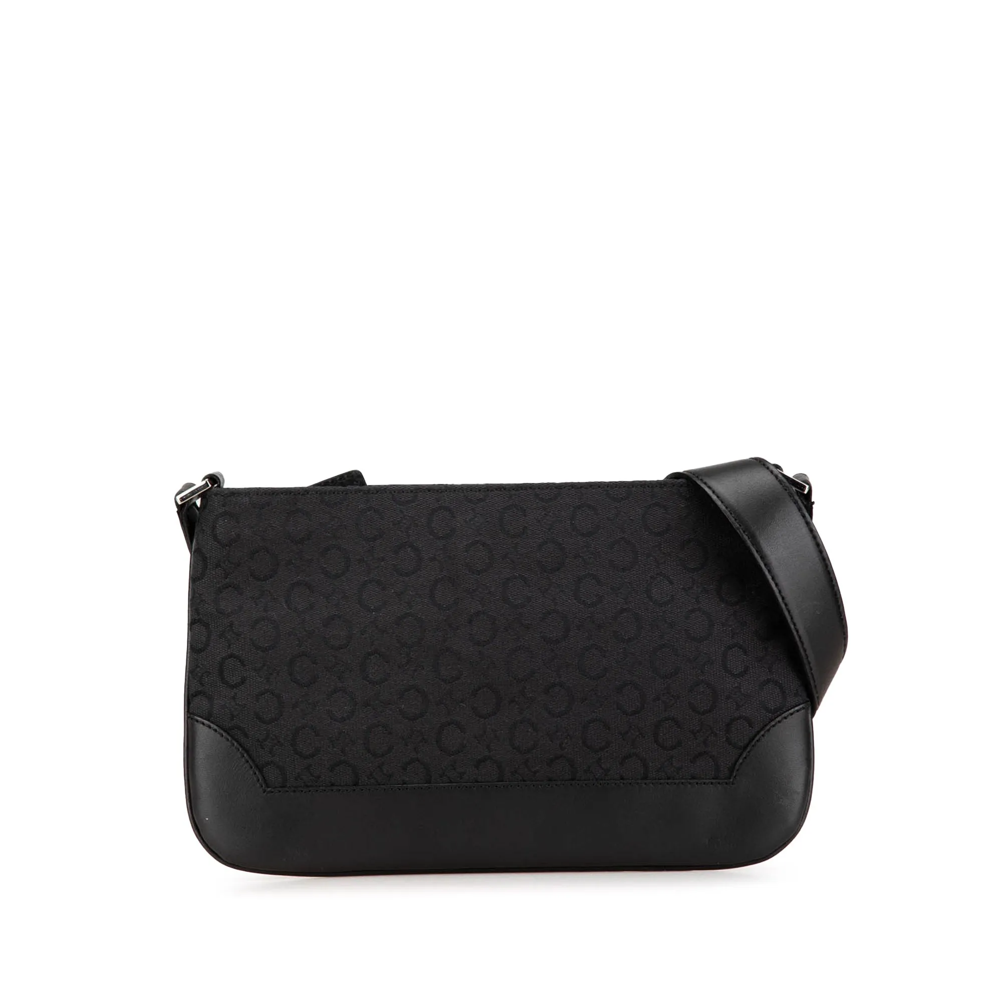 C Macadam Canvas Shoulder Bag