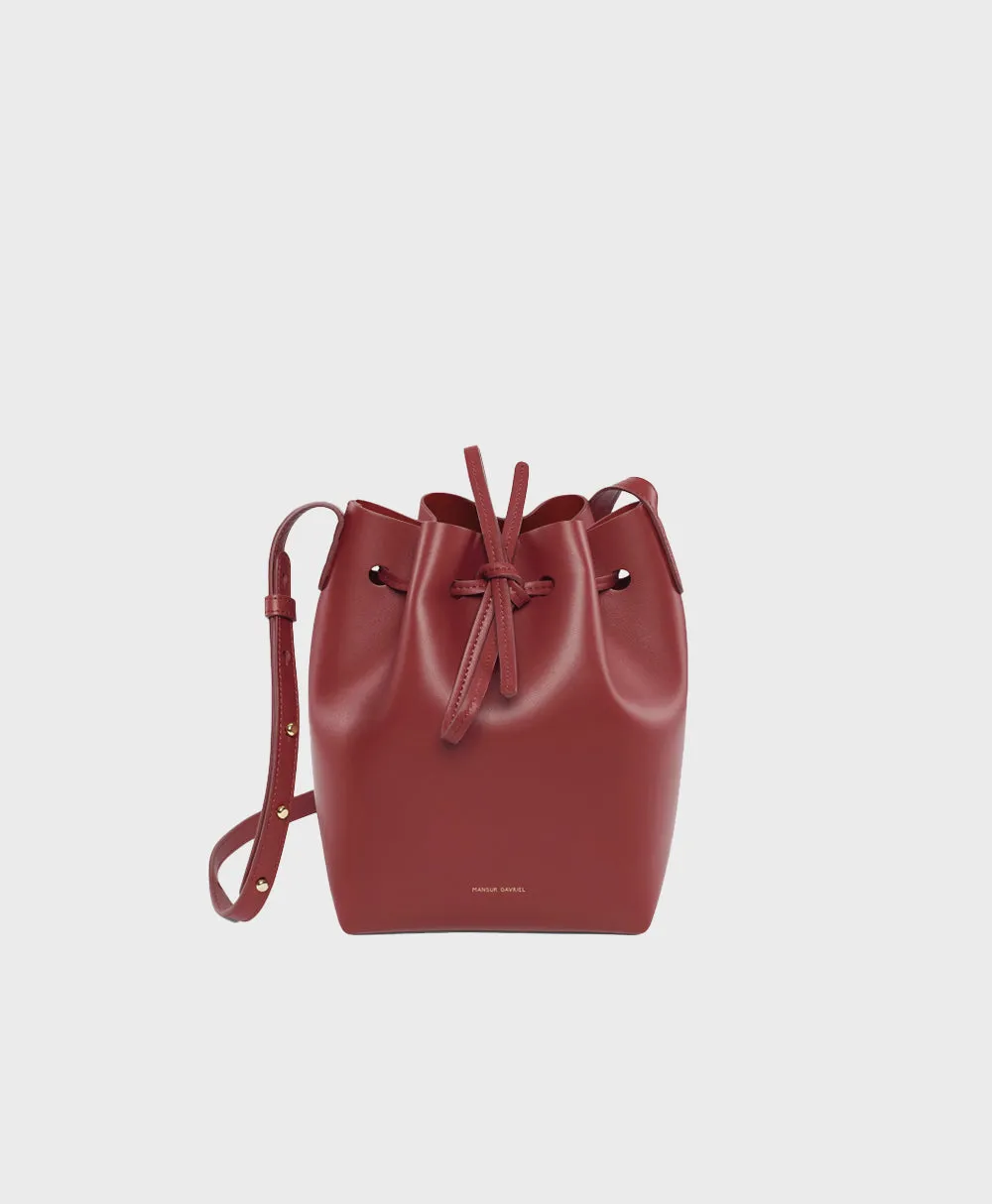 Calf Mini Bucket Bag - Rococo - Rococo