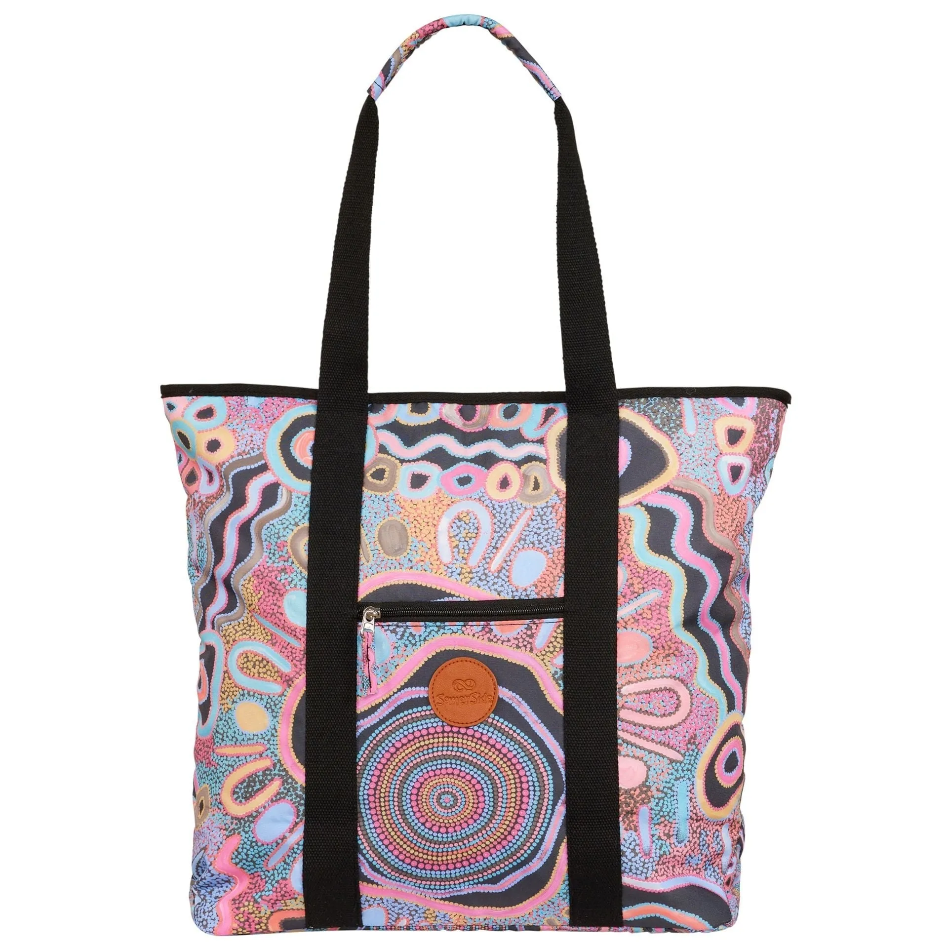 CAMPING UNDER THE MOONLIGHT TOTE BEACH BAG