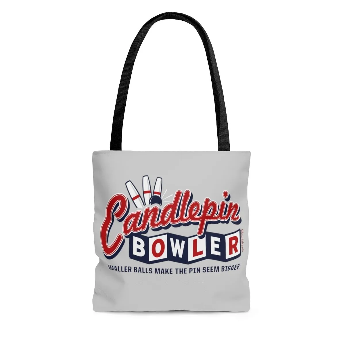 Candlepin Bowler Tote Bag