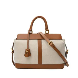 Canvas & Leather Tote