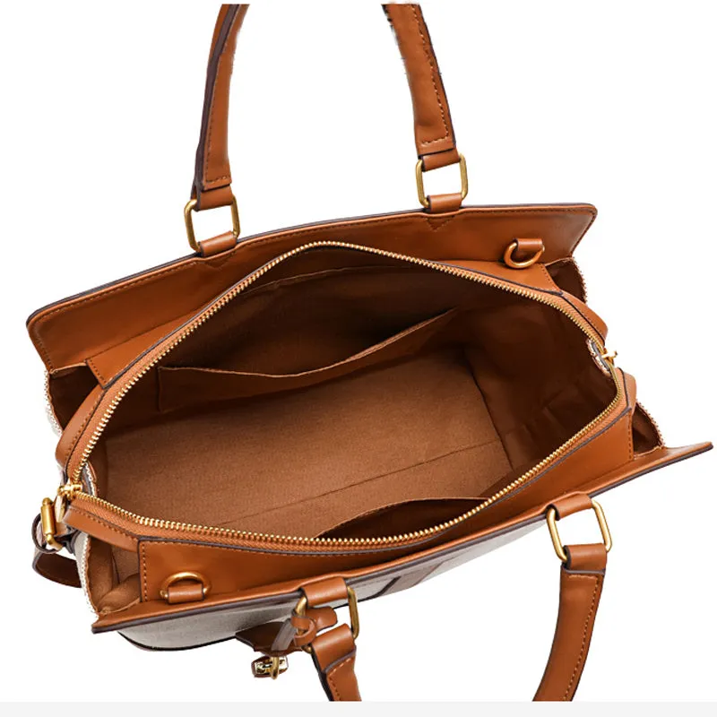 Canvas & Leather Tote