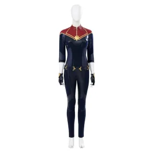 Captain Carol Danvers Movie Character Upgrade Clothing Combat Suit Cosplay Costume Outfits