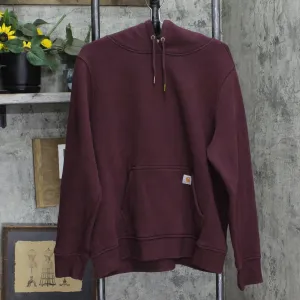 Carhartt Mens Relaxed Fit Fleece Pullover Hoodie Sweatshirt Maroon Red XXL