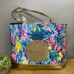 Carry All Bag - Abstract Mermaid with Pineapple