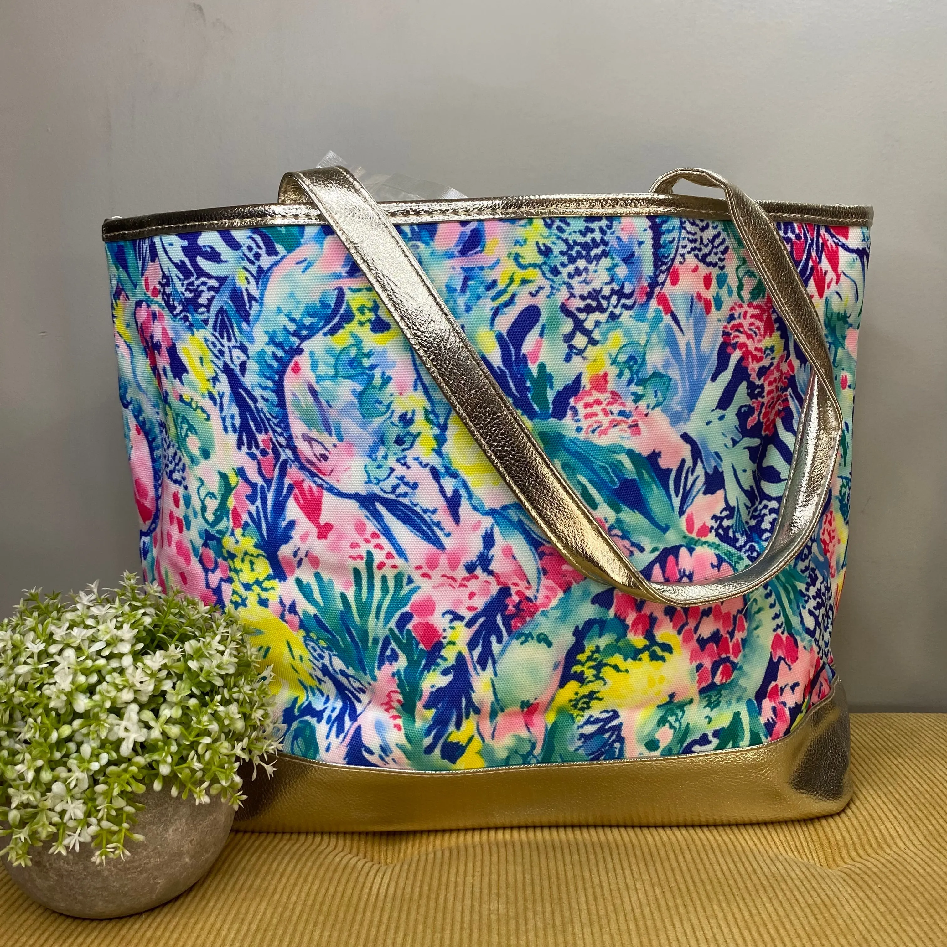 Carry All Bag - Abstract Mermaid with Pineapple