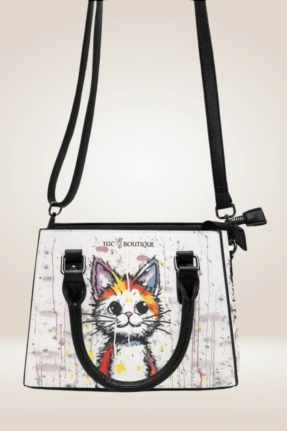 Cartoon Orange Cat Shoulder Bag