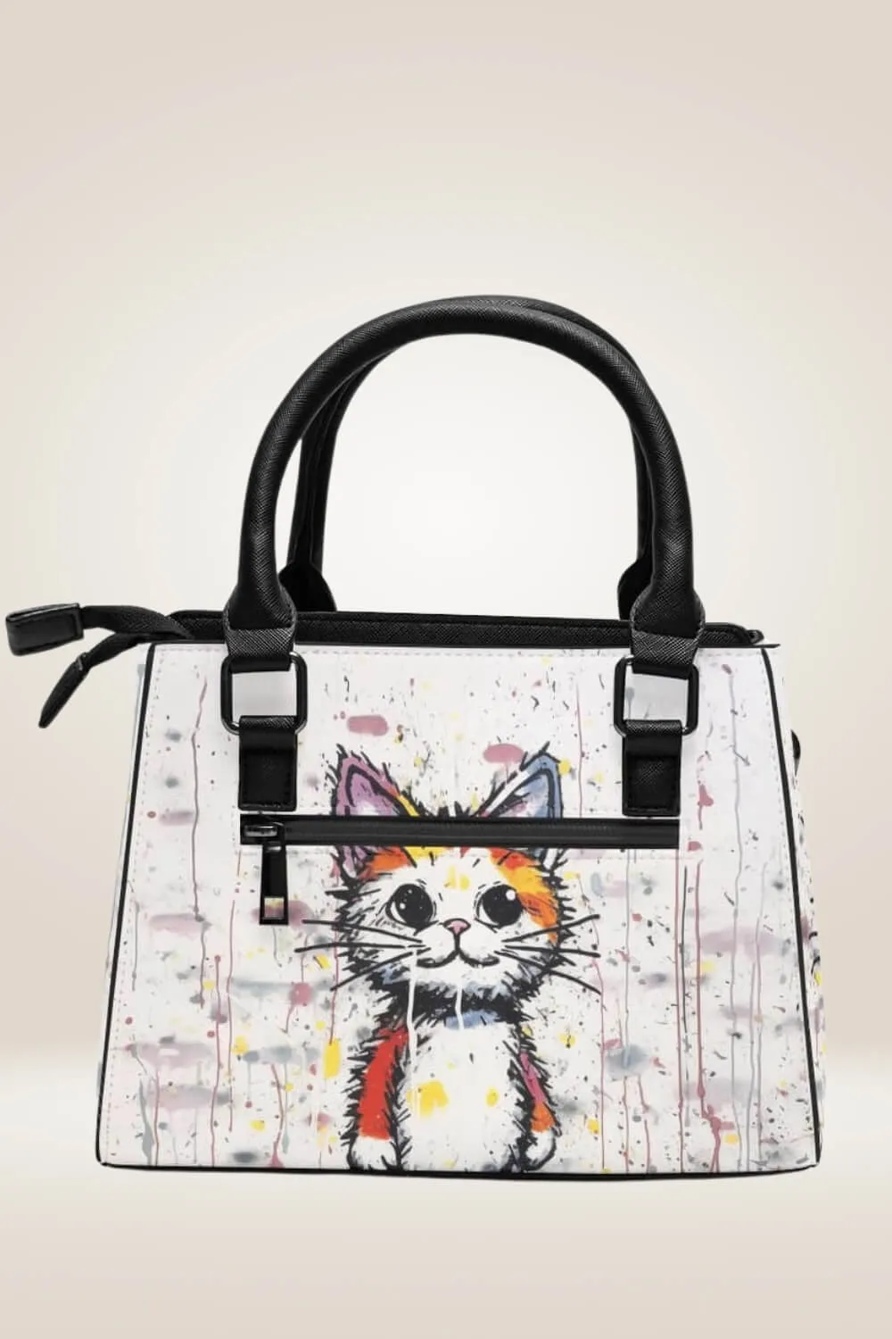 Cartoon Orange Cat Shoulder Bag
