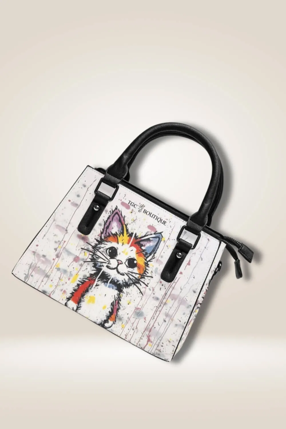 Cartoon Orange Cat Shoulder Bag