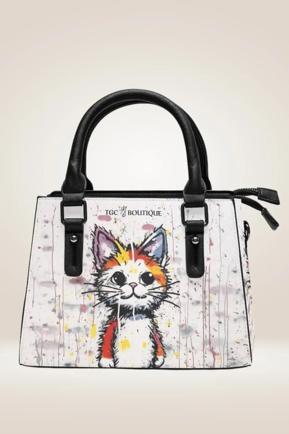 Cartoon Orange Cat Shoulder Bag