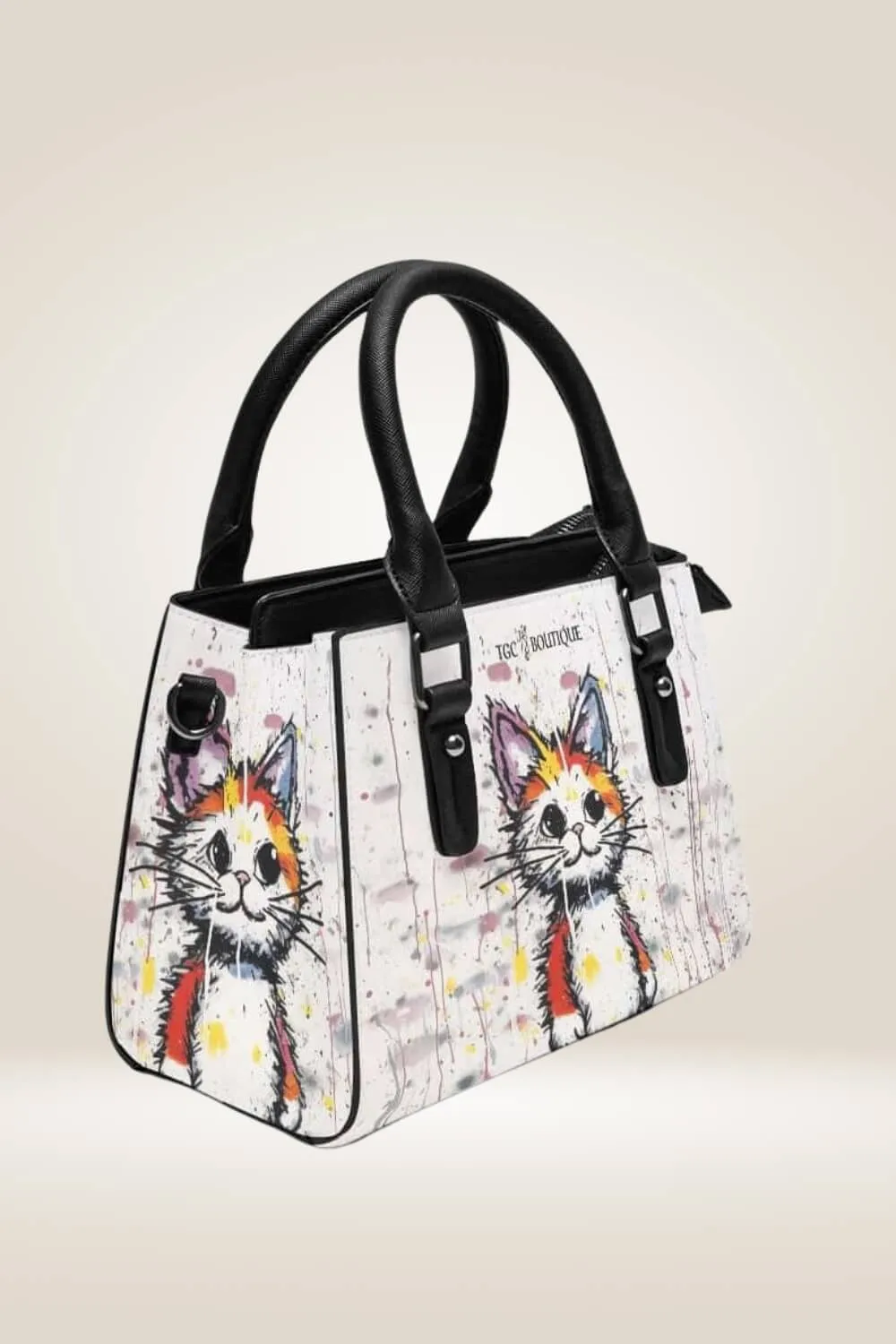 Cartoon Orange Cat Shoulder Bag