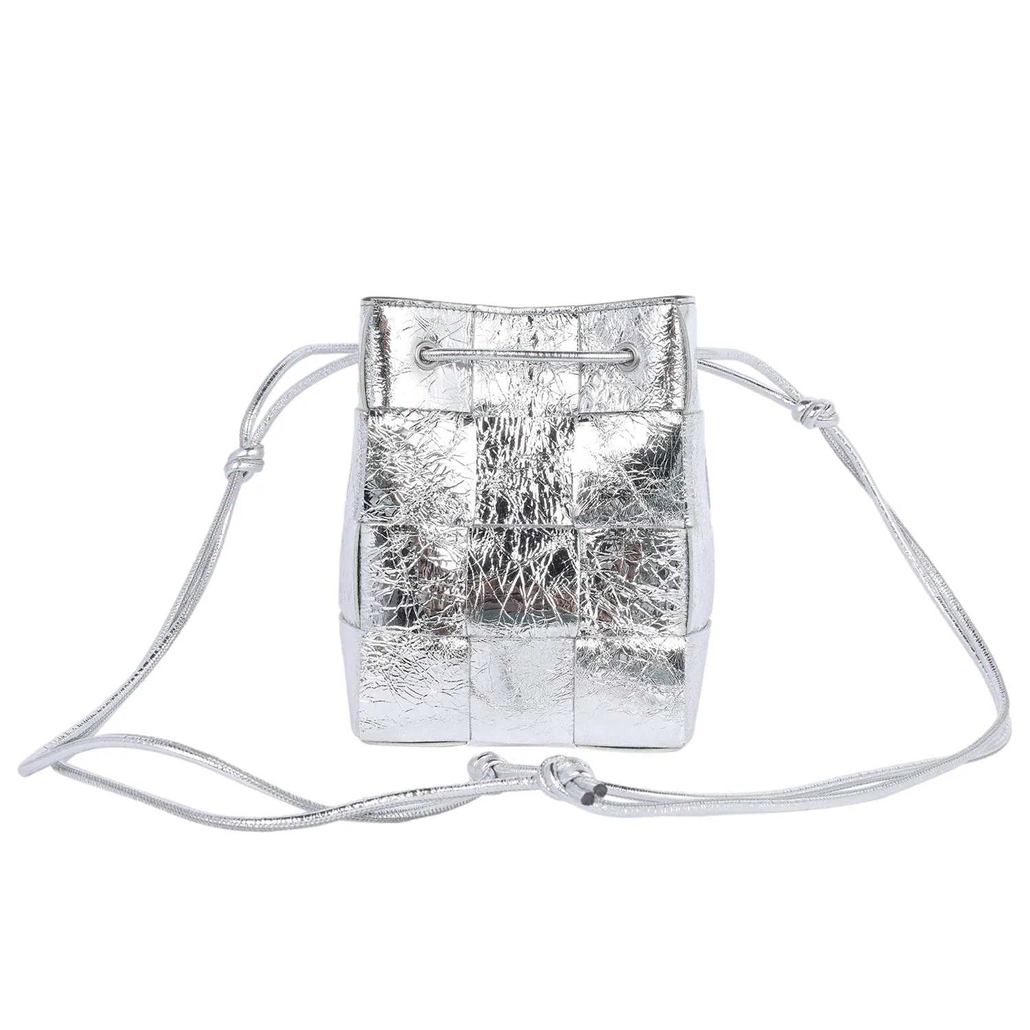 Cassette Strapped Mini Bucket Bag