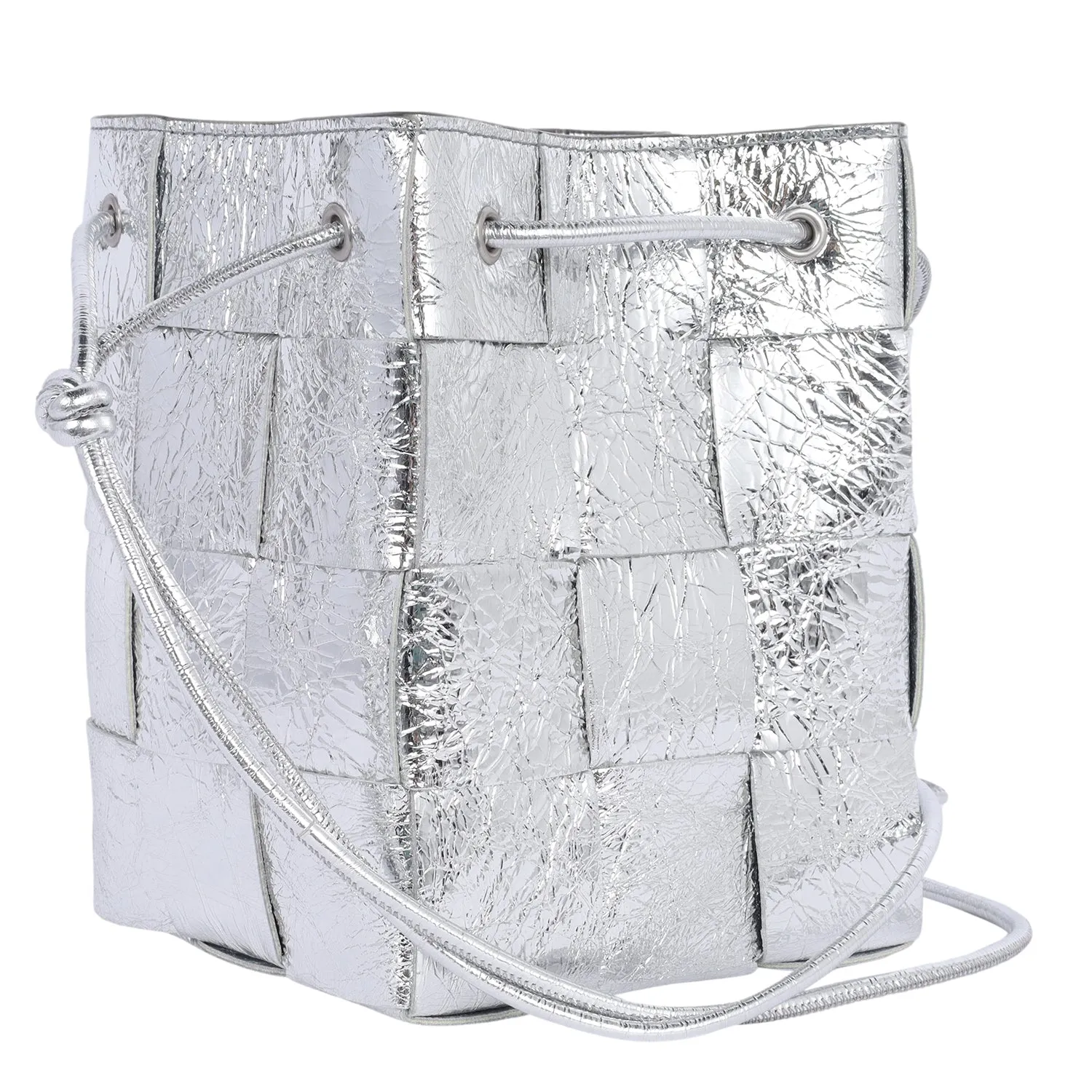 Cassette Strapped Mini Bucket Bag