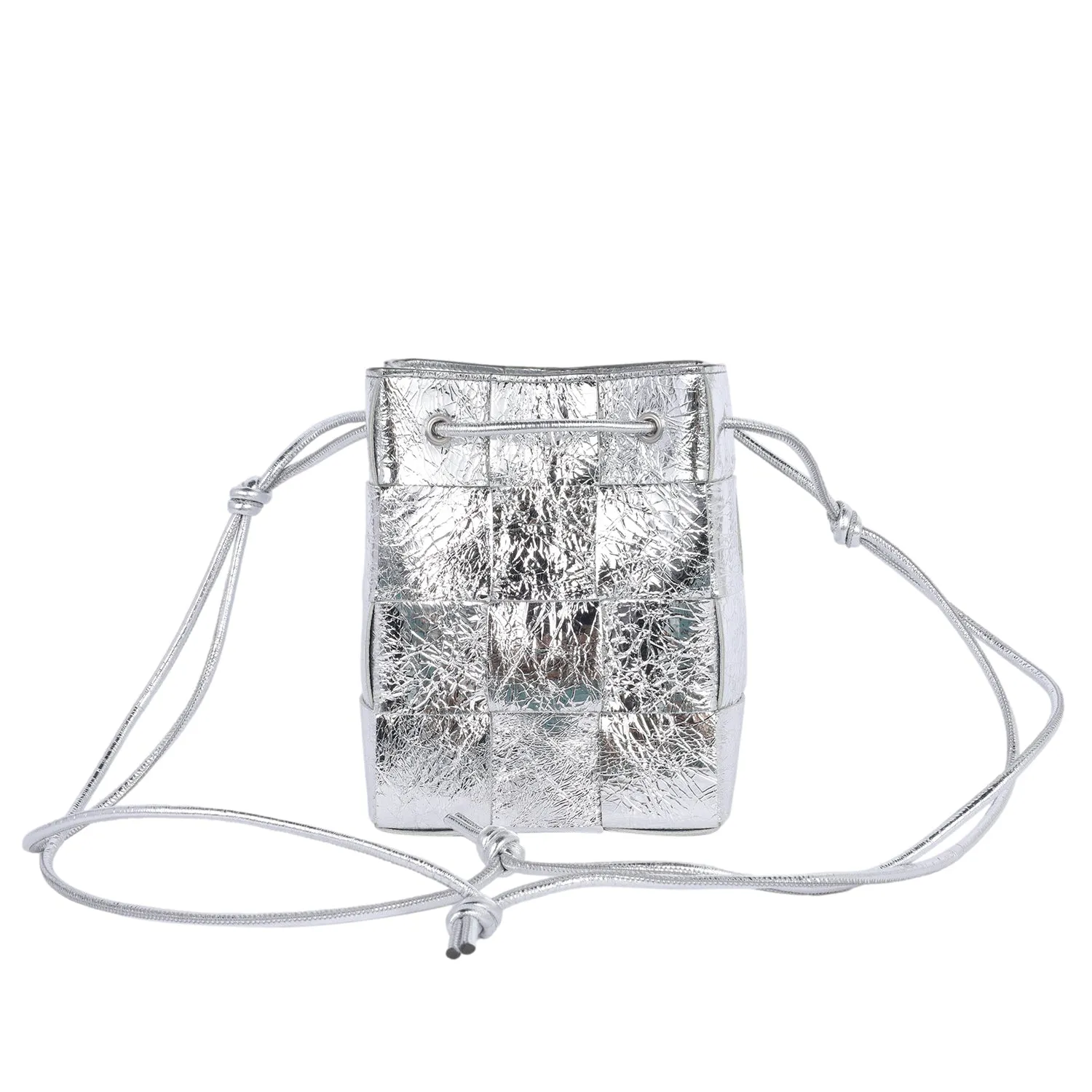 Cassette Strapped Mini Bucket Bag
