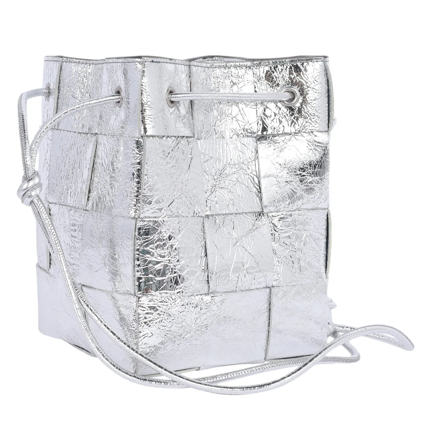 Cassette Strapped Mini Bucket Bag