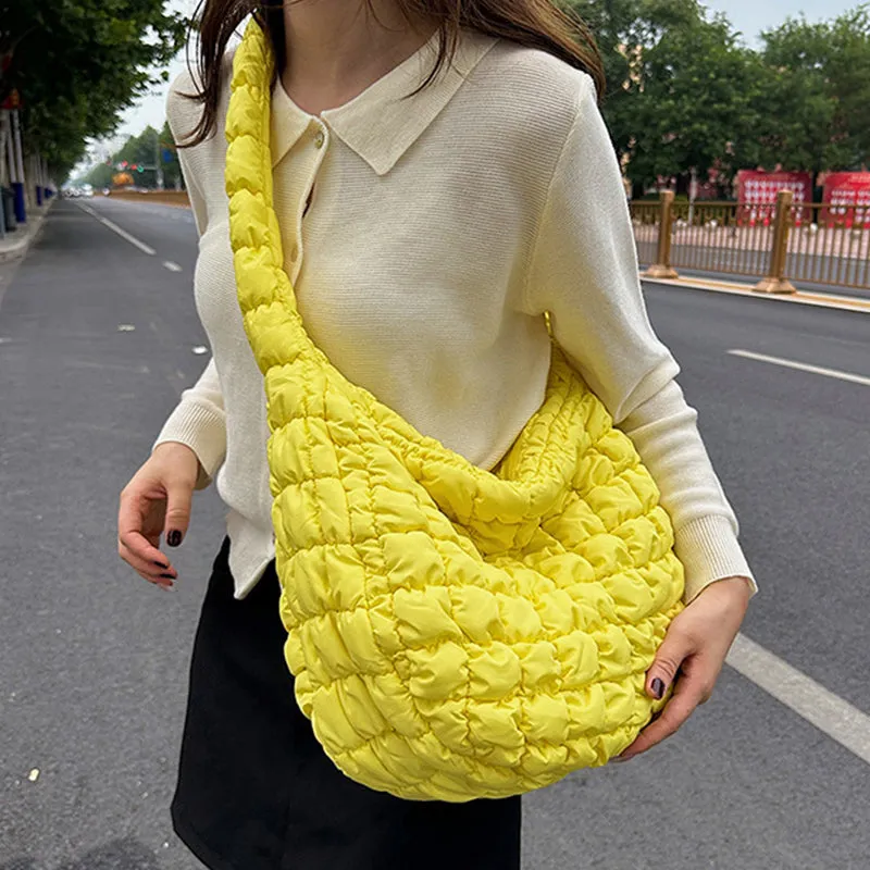Casual Daily Solid Patchwork Zipper Bags