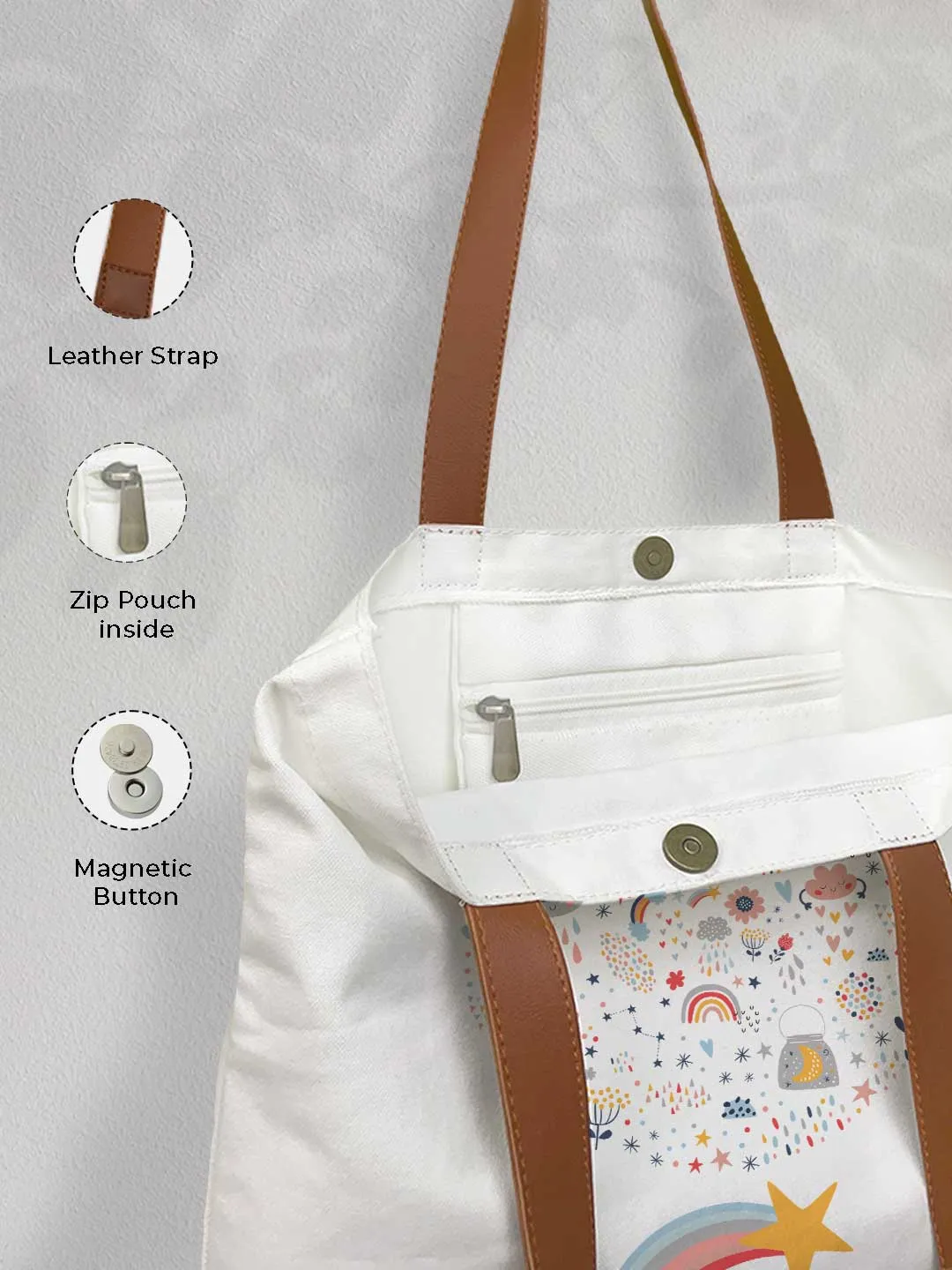 Casual Tote Bag | BKC Shooting Star