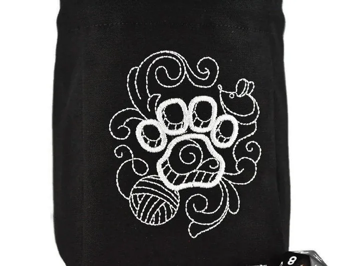 Cat Print Dice Bag