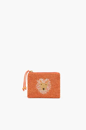 Celestial Beaded Zodiac Coin Purse-Leo