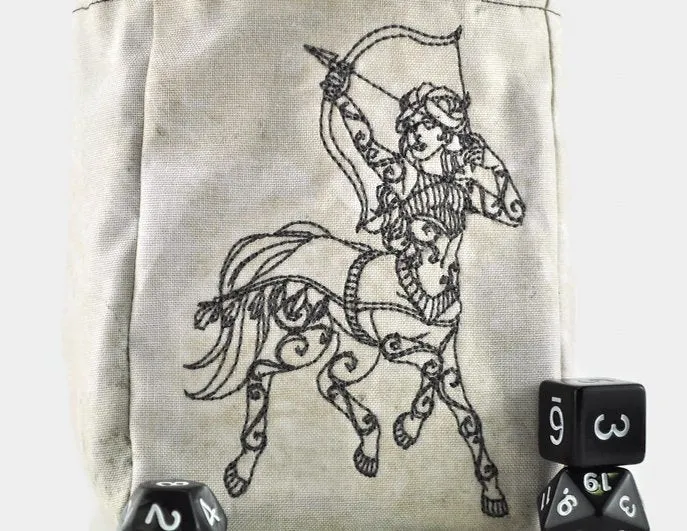 Centaur dice bag