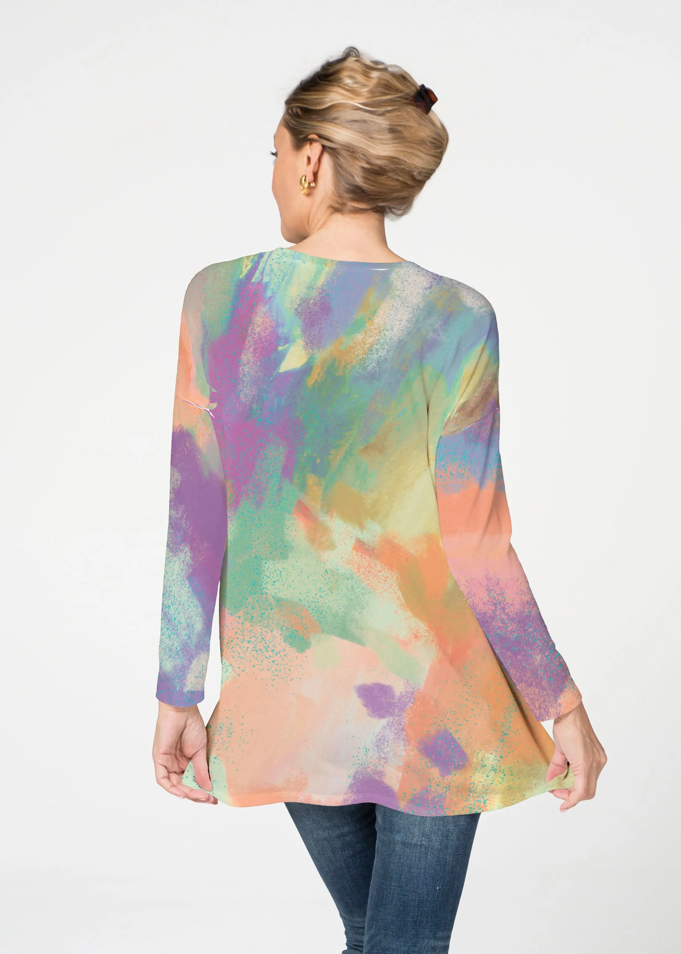Chalk Of Dreams (17278) ~ Slouchy Butterknit Top