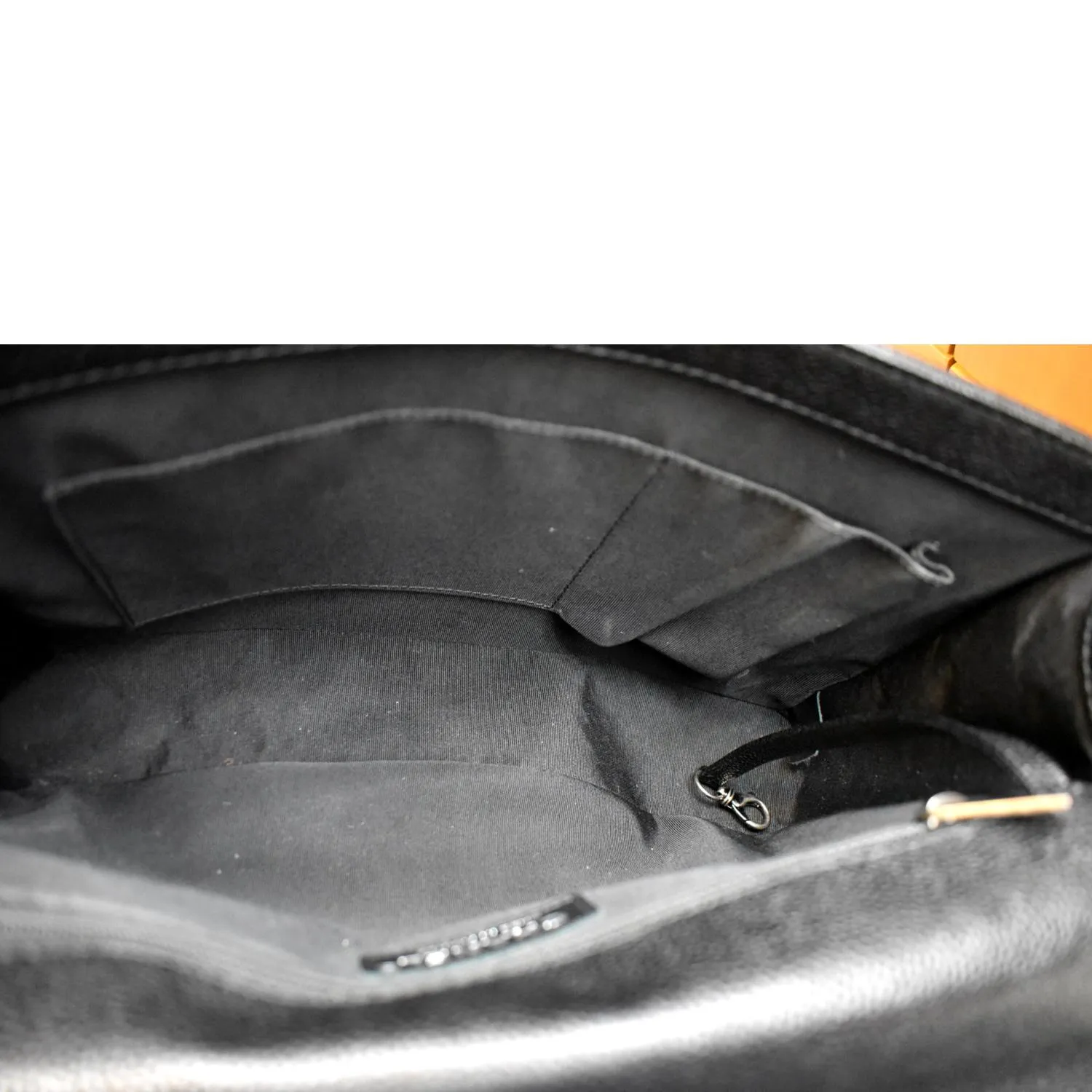 CHANEL Large Boy Flap Leather Shoulder Bag Black