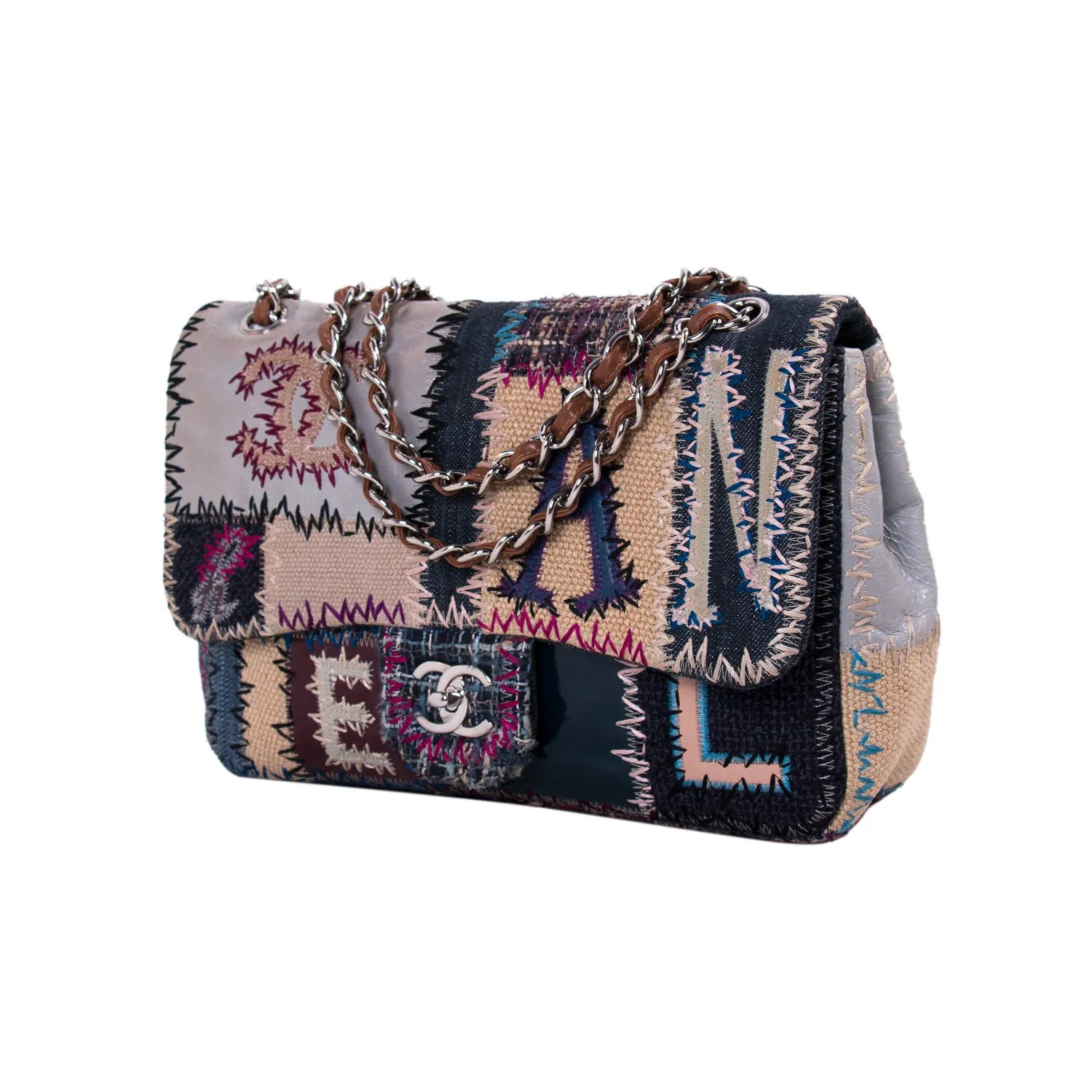 Chanel Patchwork Jumbo Single Flap Bag