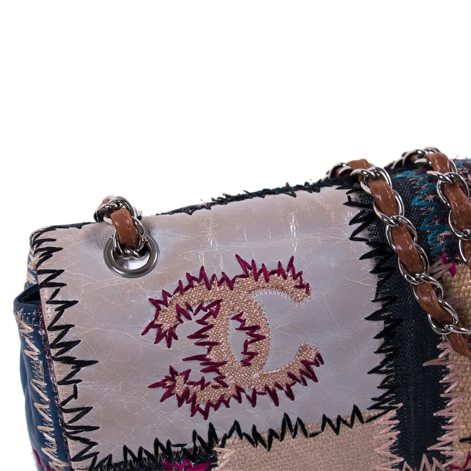 Chanel Patchwork Jumbo Single Flap Bag
