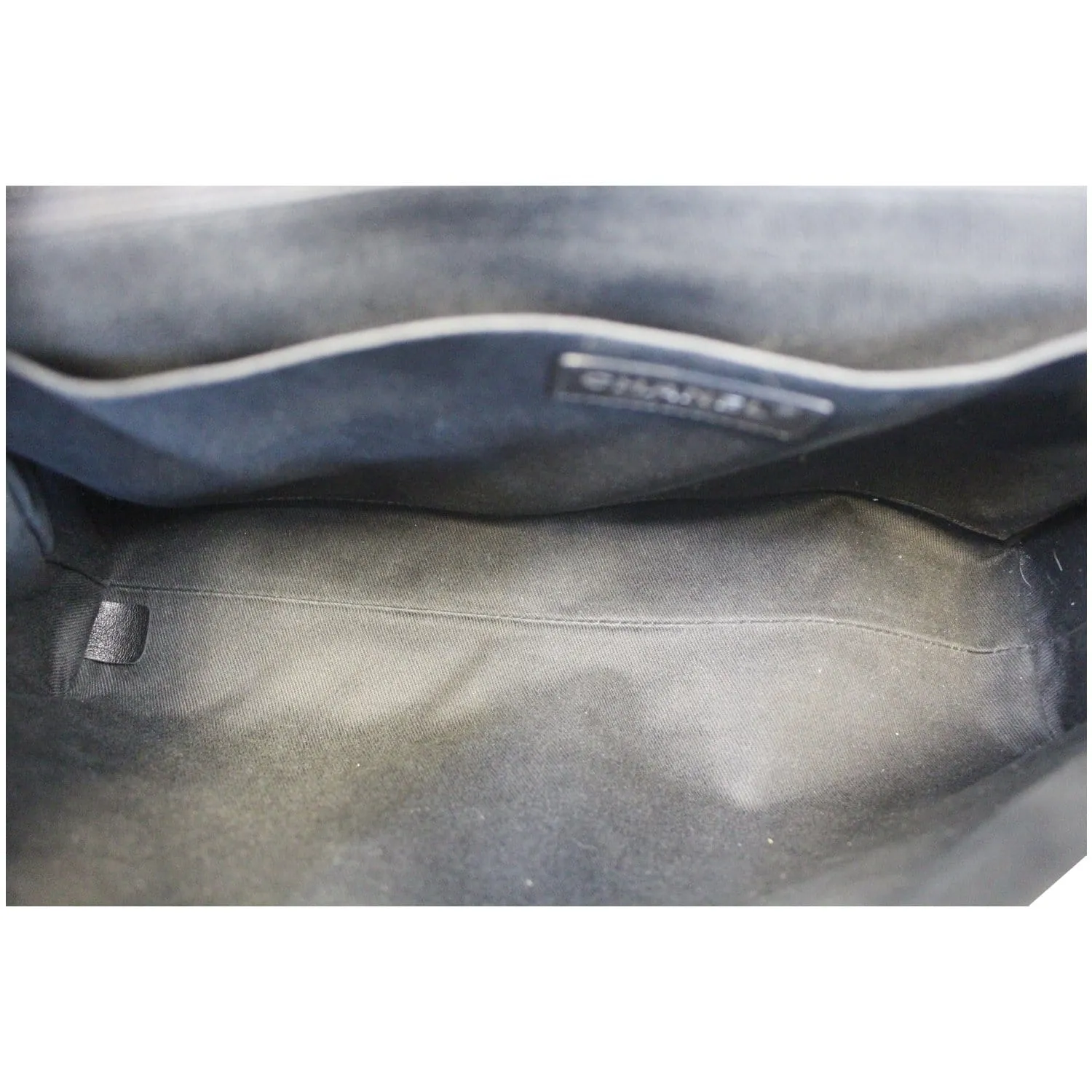 CHANEL Sac Rabat Patent Leather Shoulder Bag