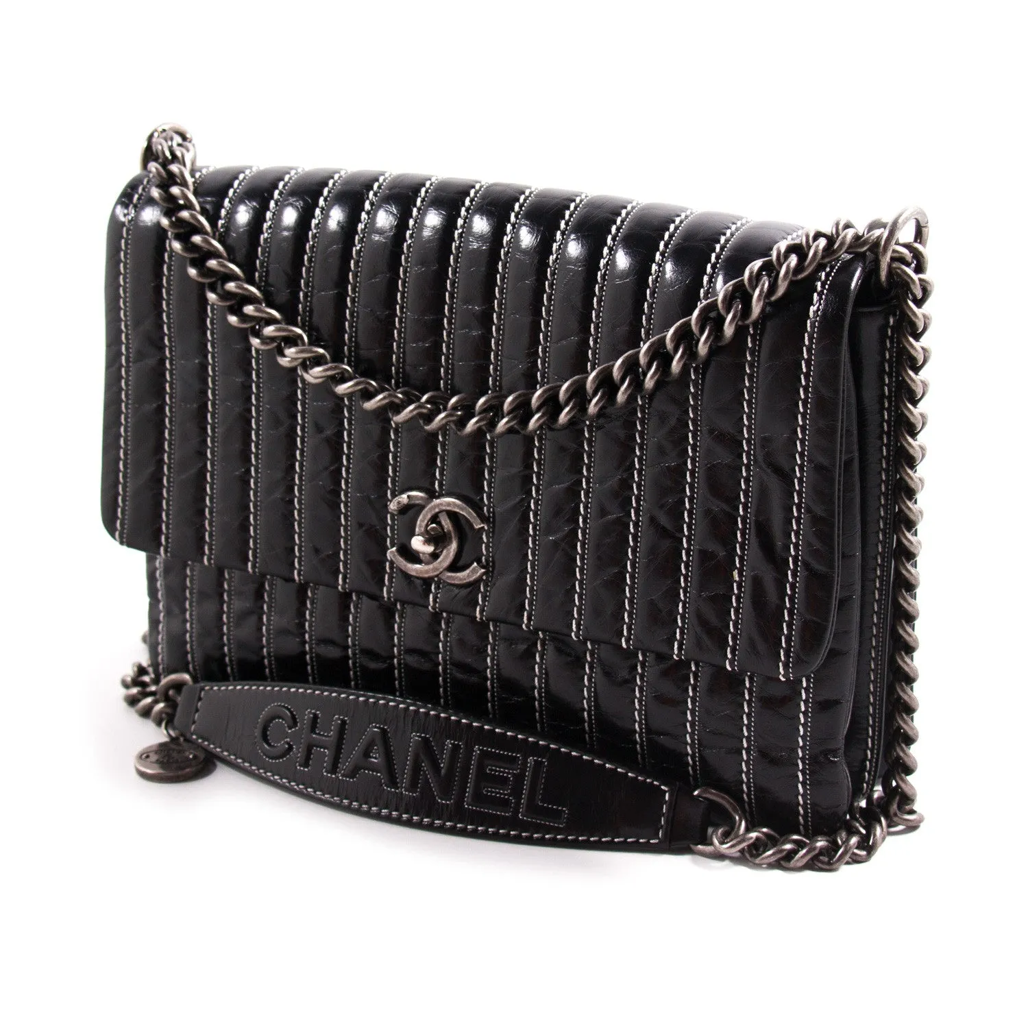 Chanel Vertical Single Flap Bag
