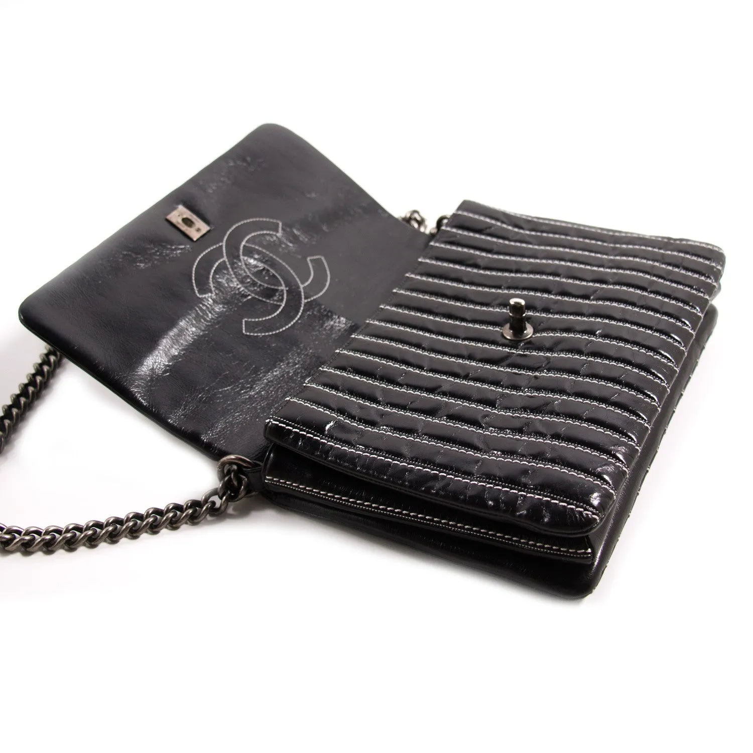 Chanel Vertical Single Flap Bag